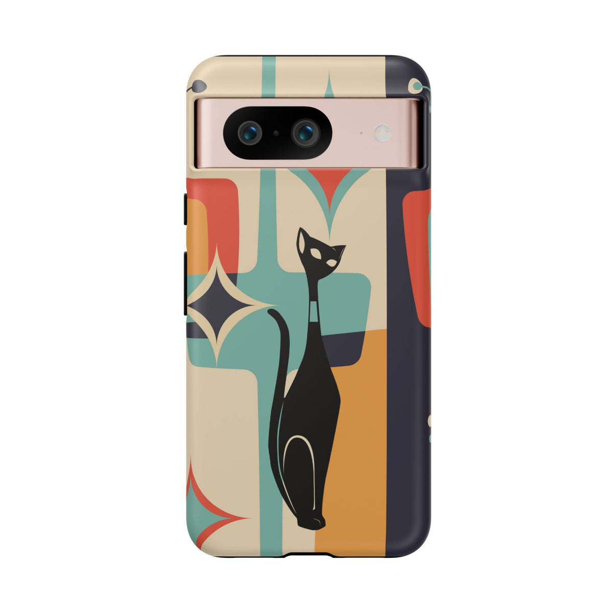 Atomic Cat, Sexton Cat, Mid Mod, Retro Geometric, Starburst Tough Phone Cases