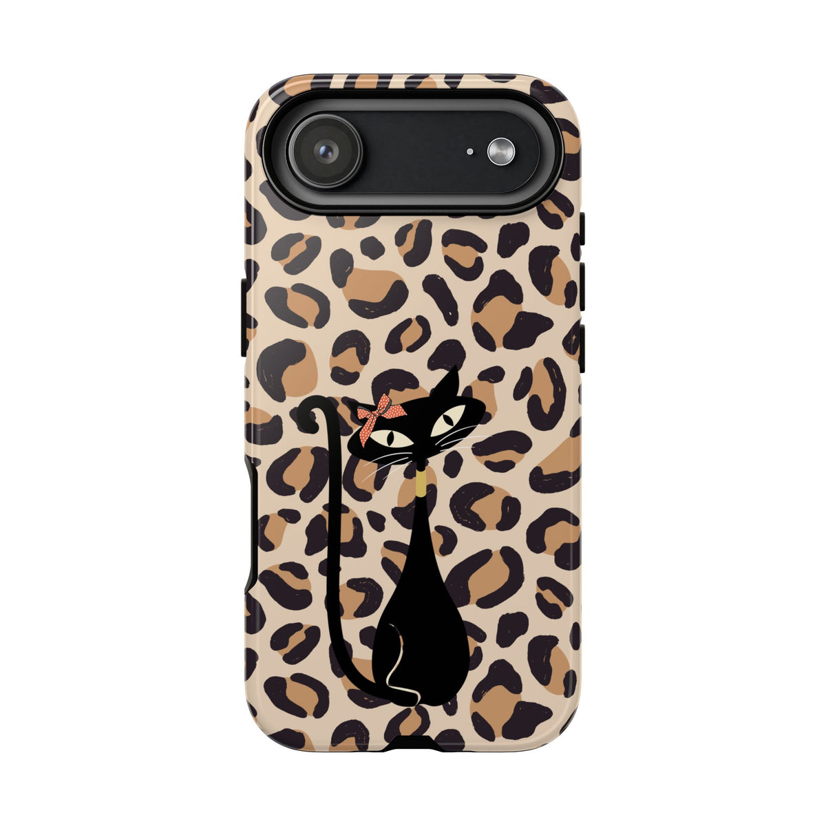 Mid Century Modern 50s Leopard Print, Atomic Cat, Mid Mod Tough Cases