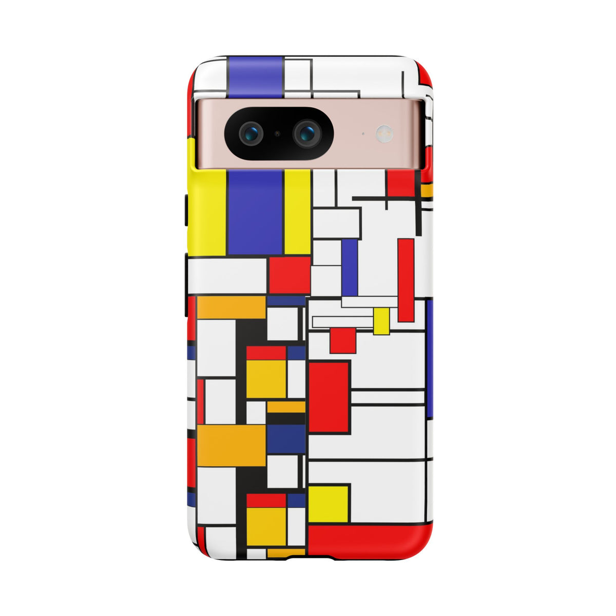 Retro Mod Mondrian, Mid Century Modern Style Tough Phone Case