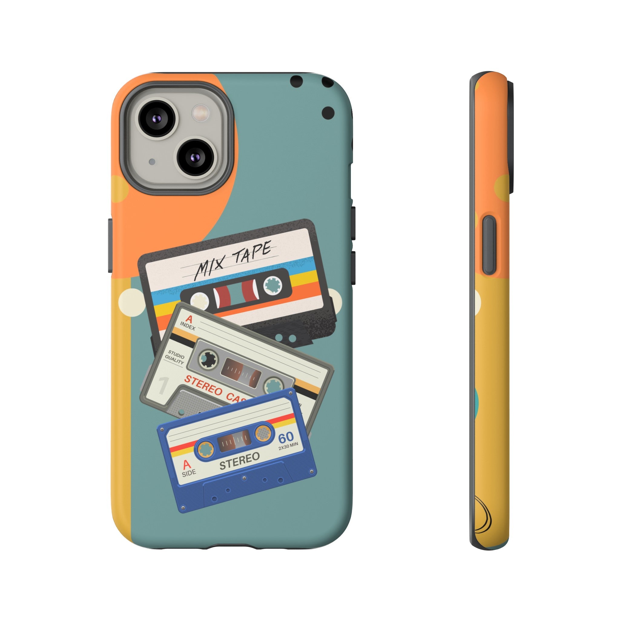 Gen X, Retro Cassettes Mid Mod Smart Phone Tough Cases