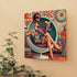 Mid Mod Gal Retro 60s Atomic Cat Mid Century Modern Wall Clock - Mid Century Modern Gal