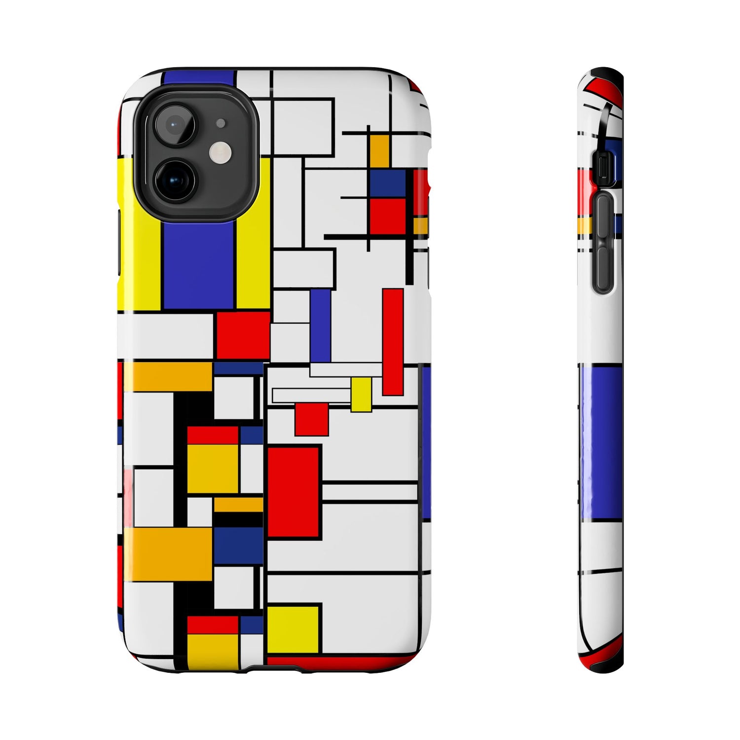 Retro Mod Mondrian, Mid Century Modern Style Tough Phone Case