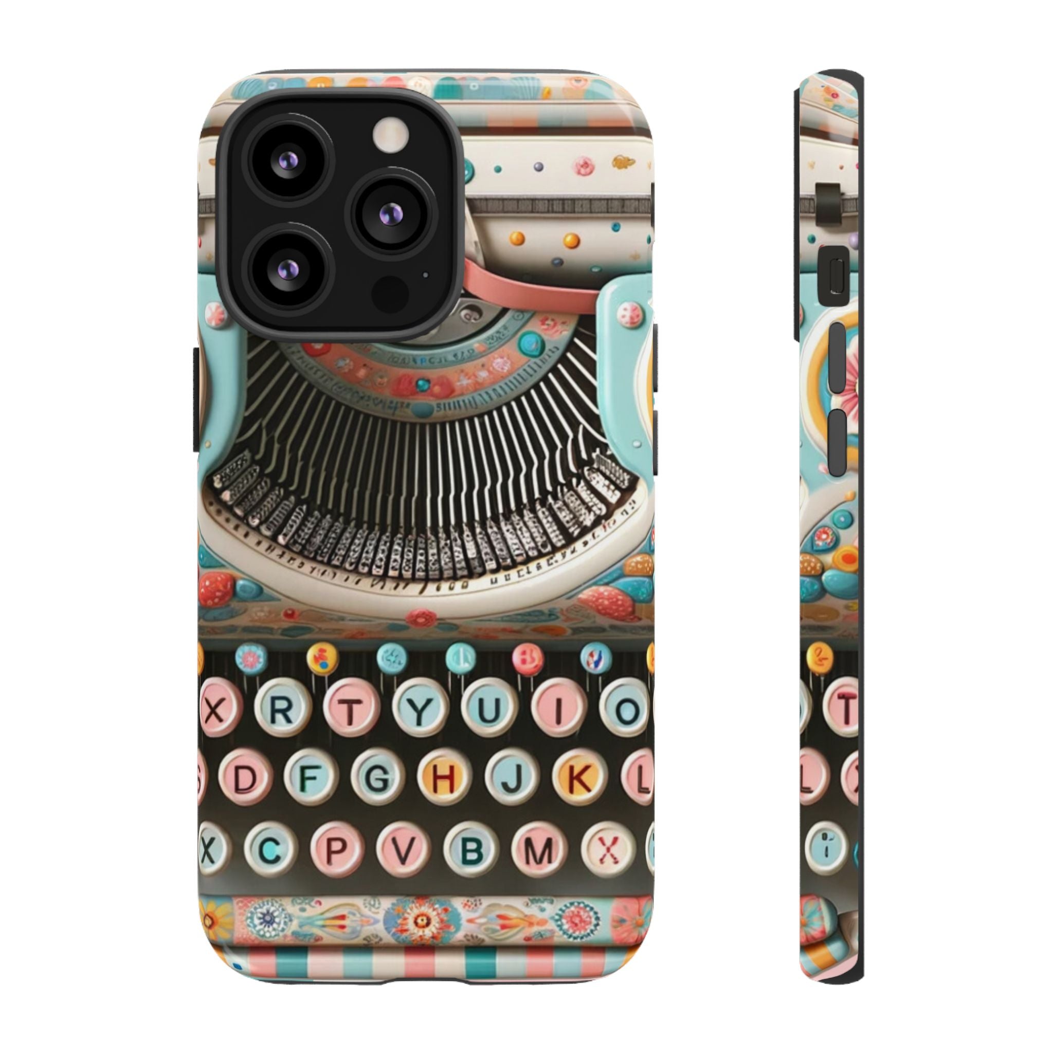 Retro Typewriter Mid Mod Kitschy  Quirky Fun Smart Phone, Tough Cases