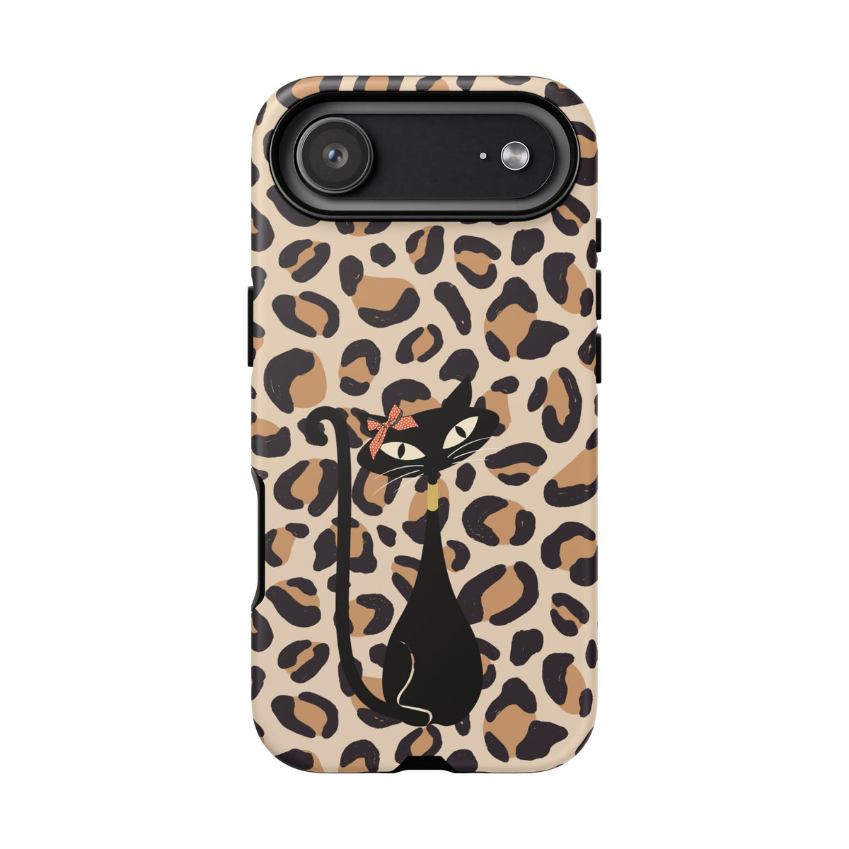 Mid Century Modern 50s Leopard Print, Atomic Cat, Mid Mod Tough Cases