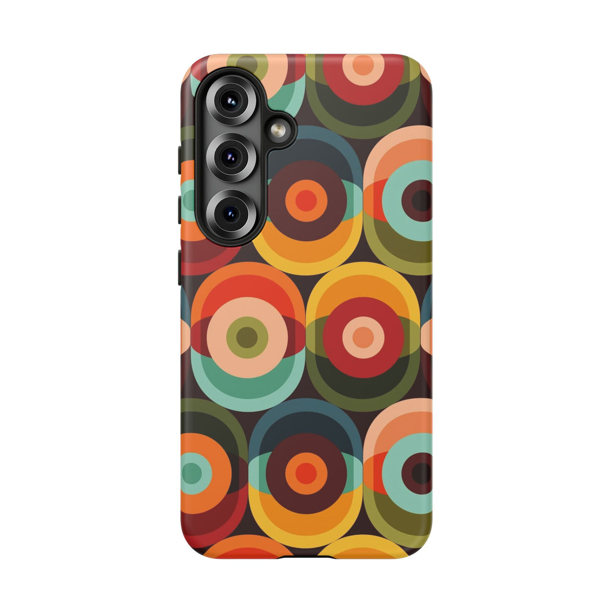 Retro Groovy Space Orb, Funky Fun Tough Phone Case