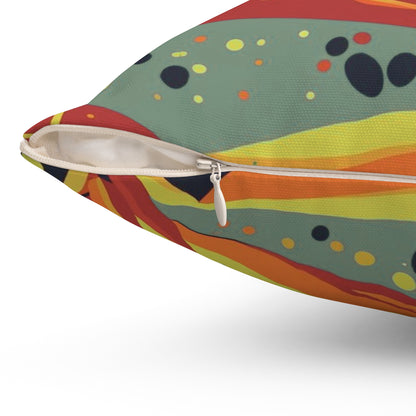 Atomic Cat Mod Home Kitschy Harvest Fall Seasonal Pillow And Insert - Mid Century Modern Gal
