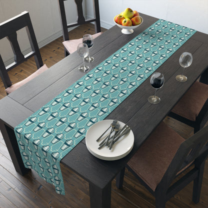Mid Century Modern Barware Martini Shaker Modern Table Runner - Mid Century Modern Gal