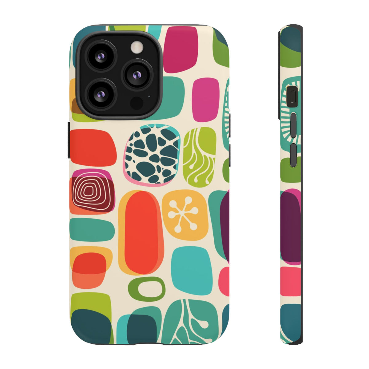 Mid Century Modern Amoeba Designed Tough Phone Case