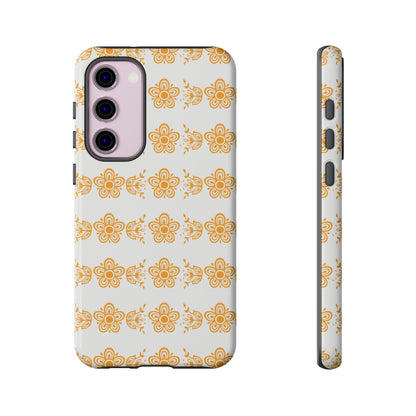 Pyrex Golden Butterfly Floral Phone Case, Tough Cases for Stylish Protection, Gift for Her, Durable, Trendy Floral Design, Cell Phone Cover