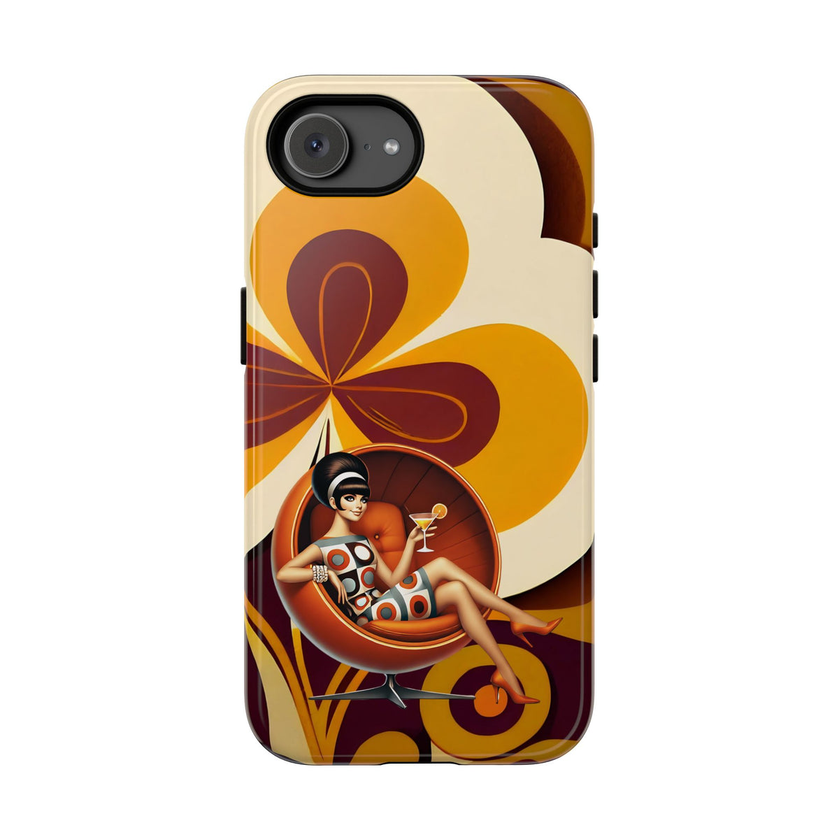Groovy Mod 60s Retro Flower Power Phone Cases