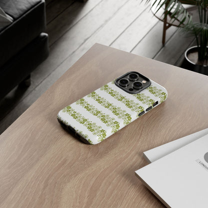 Pyrex Crazy Daisy Spring BlossonFloral Phone Case: Tough Cases with Elegant Green Floral Design, Durable Phone Cover