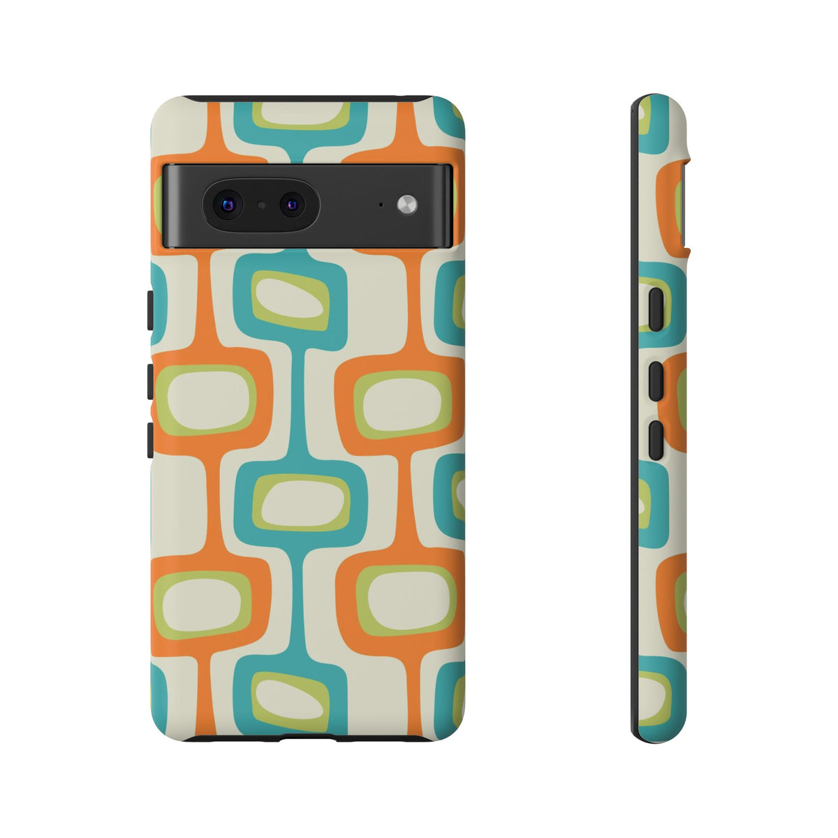Mid Century Modern Groovy Googie Design, Colorful Smart Phone Tough Cases
