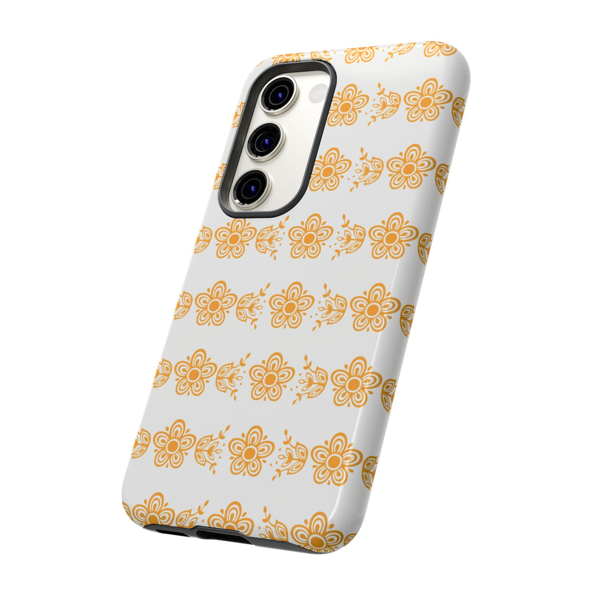 Pyrex Golden Butterfly Floral Phone Case, Tough Cases for Stylish Protection, Gift for Her, Durable, Trendy Floral Design, Cell Phone Cover