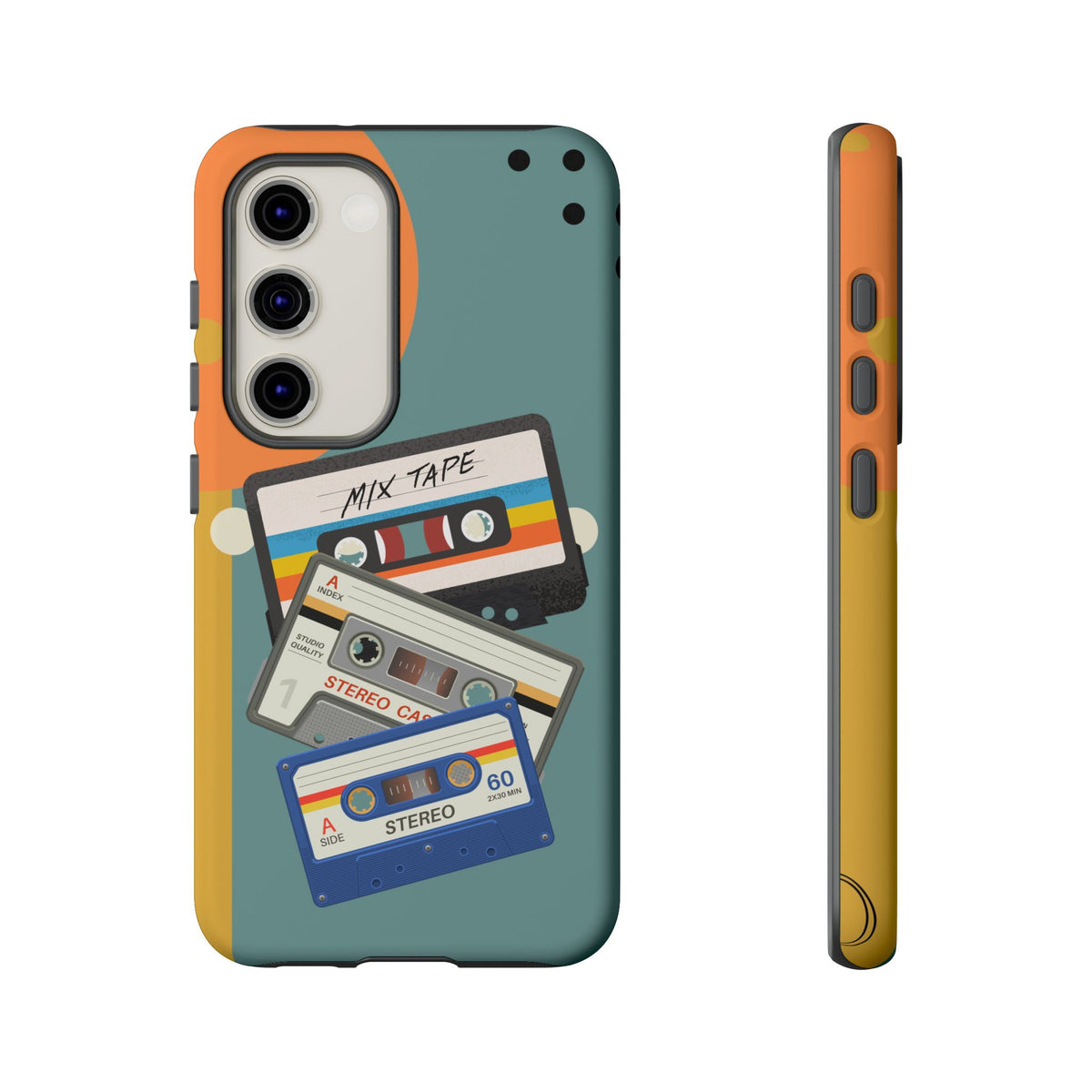 Gen X, Retro Cassettes Mid Mod Smart Phone Tough Cases - Mid Century Modern Gal