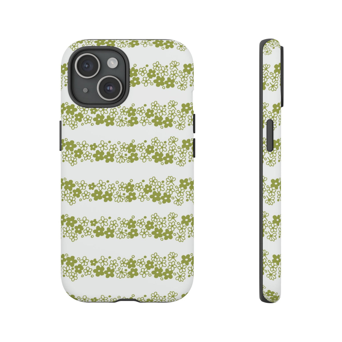 Pyrex Crazy Daisy Spring BlossonFloral Phone Case: Tough Cases with Elegant Green Floral Design, Durable Phone Cover