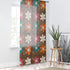 Flower Power Hippies 70s Groovy Retro Floral Window Sheer Curtain - Mid Century Modern Gal