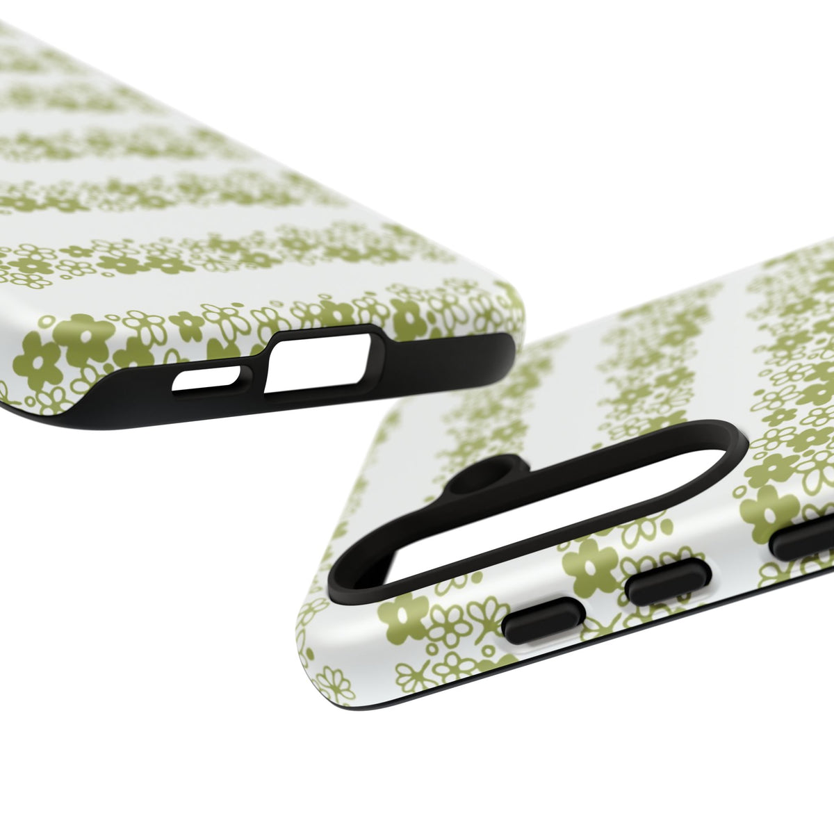 Pyrex Crazy Daisy Spring BlossonFloral Phone Case: Tough Cases with Elegant Green Floral Design, Durable Phone Cover
