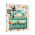 Atomic Cat, Mid Century Modern Kitschy Bar, Orange, Teal Mid Century Modern Wall Art - Mid Century Modern Gal