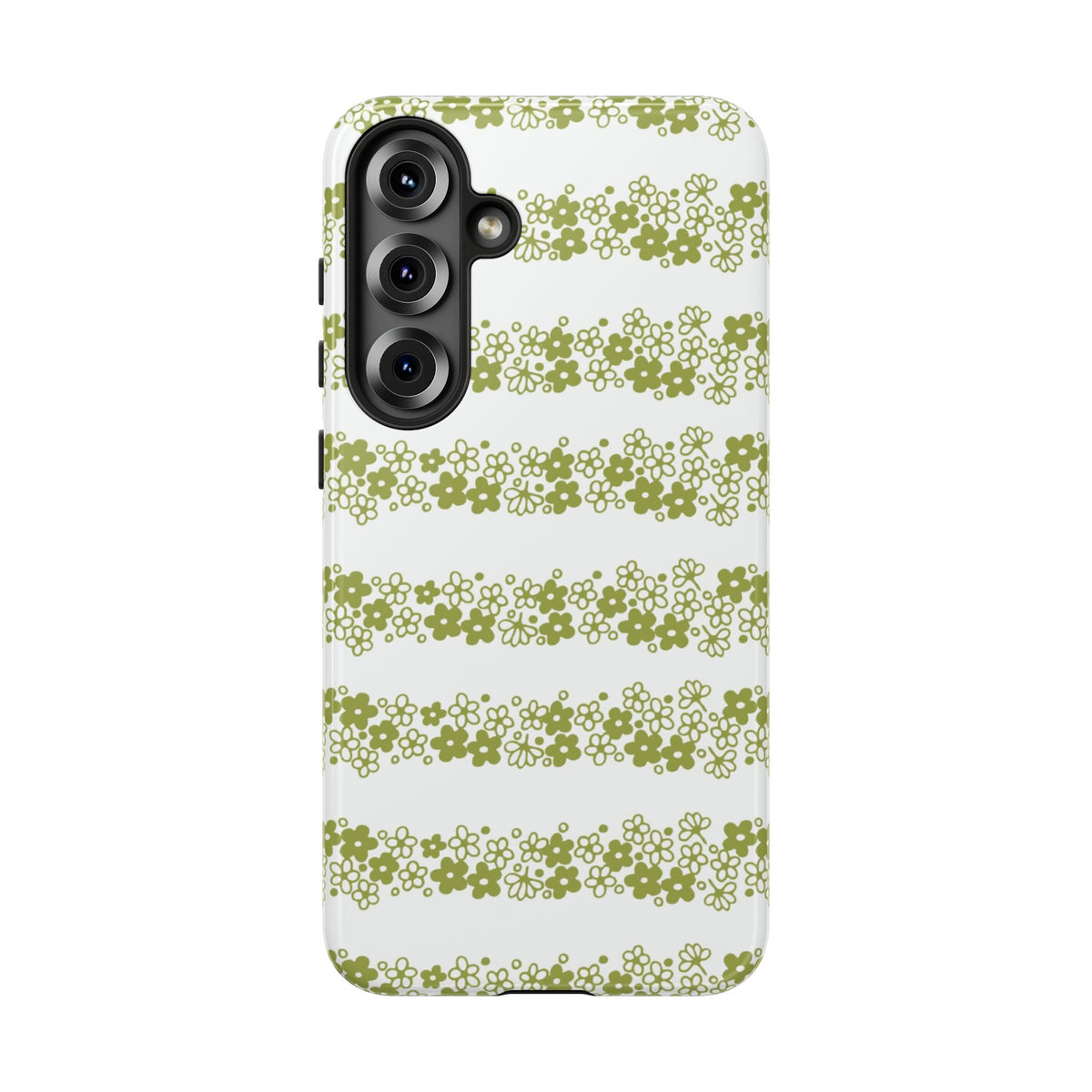 Pyrex Crazy Daisy Spring BlossonFloral Phone Case: Tough Cases with Elegant Green Floral Design, Durable Phone Cover