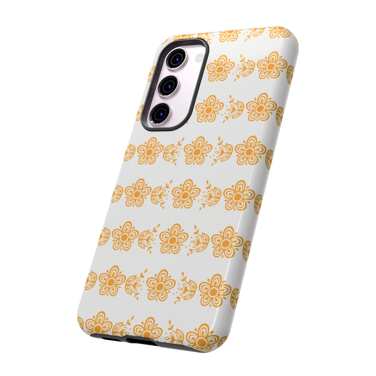 Pyrex Golden Butterfly Floral Phone Case, Tough Cases for Stylish Protection, Gift for Her, Durable, Trendy Floral Design, Cell Phone Cover