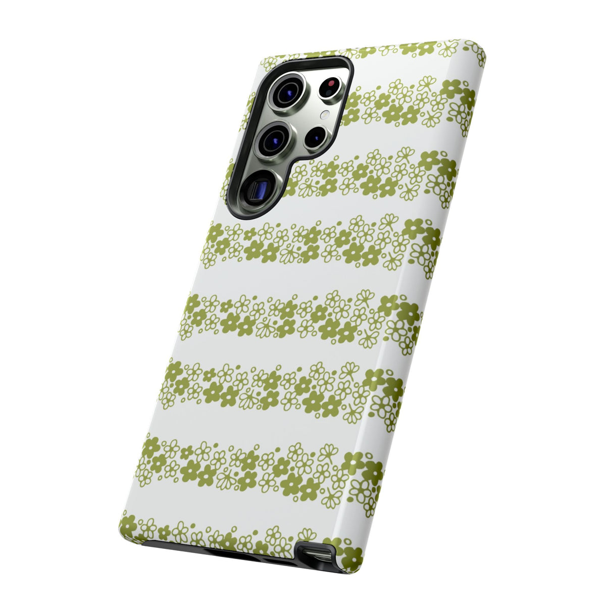 Pyrex Crazy Daisy Spring BlossonFloral Phone Case: Tough Cases with Elegant Green Floral Design, Durable Phone Cover