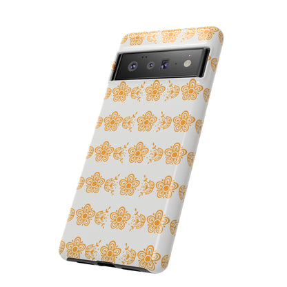 Pyrex Golden Butterfly Floral Phone Case, Tough Cases for Stylish Protection, Gift for Her, Durable, Trendy Floral Design, Cell Phone Cover