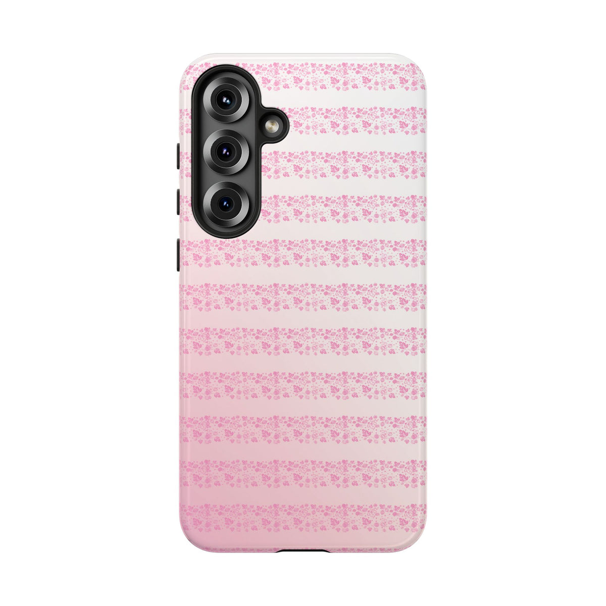 Pink Pyrex Gooseberry Striped Phone Case, Stylish Phone Cover, Tough Protective Case, Cute Cell Phone Case, Trending Gift for Her