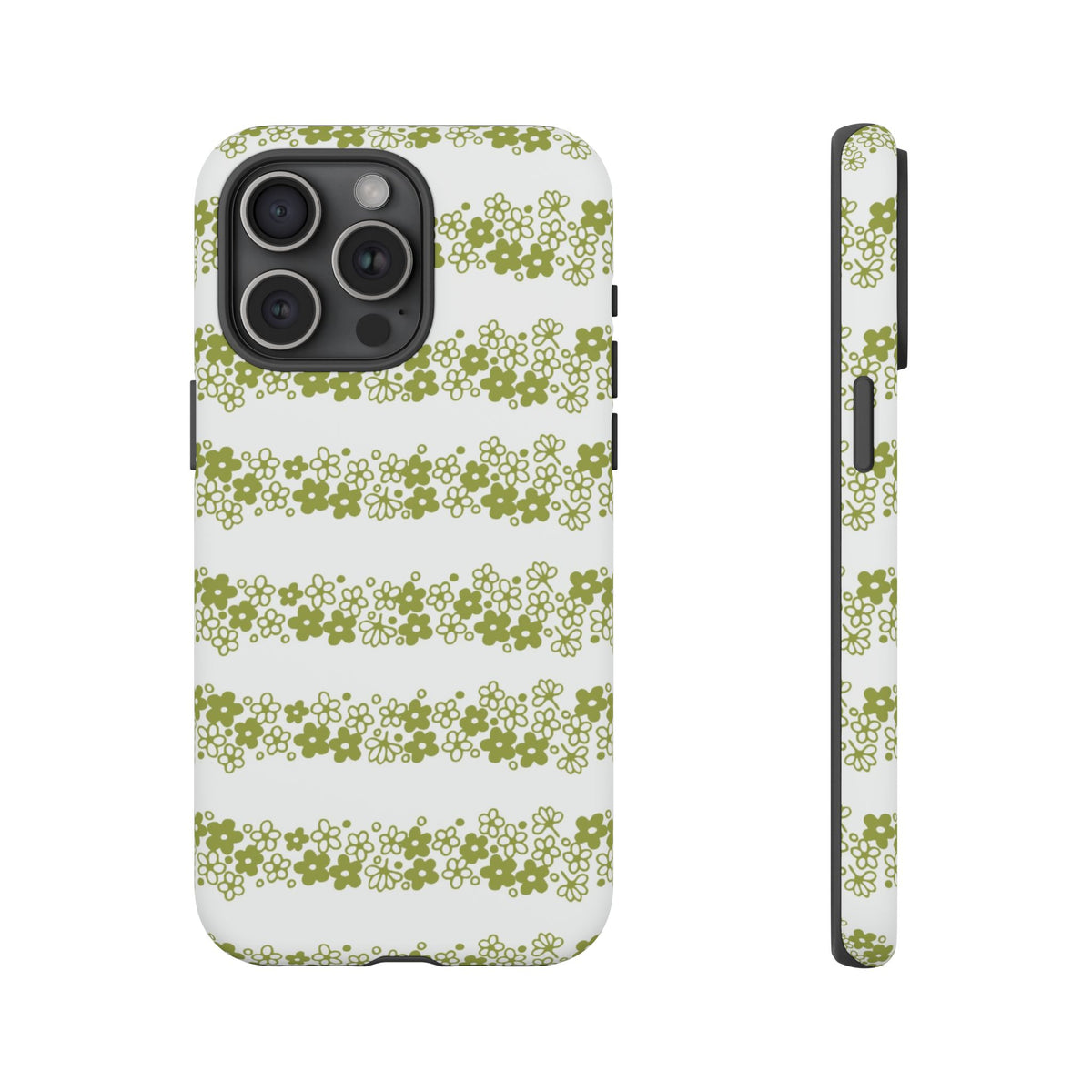 Pyrex Crazy Daisy Spring BlossonFloral Phone Case: Tough Cases with Elegant Green Floral Design, Durable Phone Cover