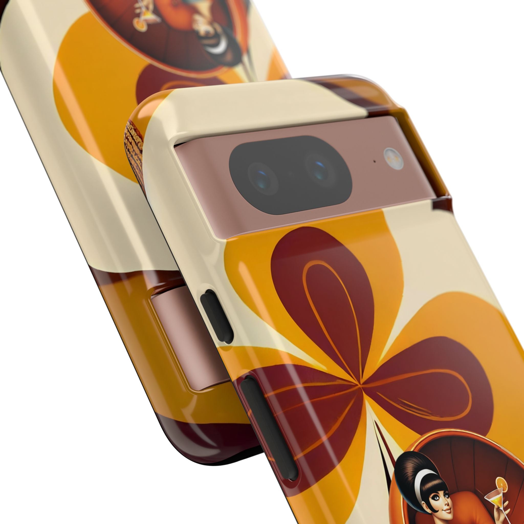 Groovy Mod 60s Retro Flower Power Phone Cases