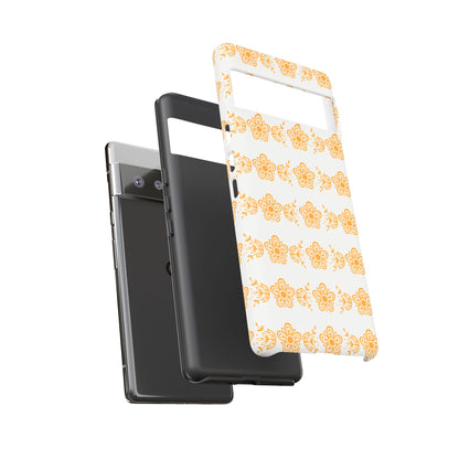 Pyrex Golden Butterfly Floral Phone Case, Tough Cases for Stylish Protection, Gift for Her, Durable, Trendy Floral Design, Cell Phone Cover