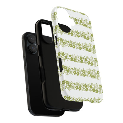 Pyrex Crazy Daisy Spring BlossonFloral Phone Case: Tough Cases with Elegant Green Floral Design, Durable Phone Cover