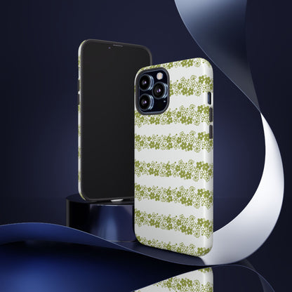 Pyrex Crazy Daisy Spring BlossonFloral Phone Case: Tough Cases with Elegant Green Floral Design, Durable Phone Cover