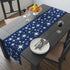 Navy Mid Mod Starburst Starry Night Table Runner - Elegant Mod Decor - Mid Century Modern Gal