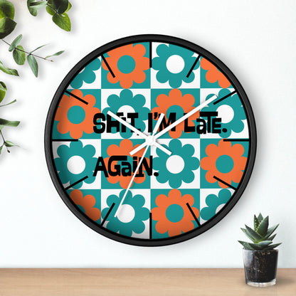 Retro Flower Clock, Funny I&