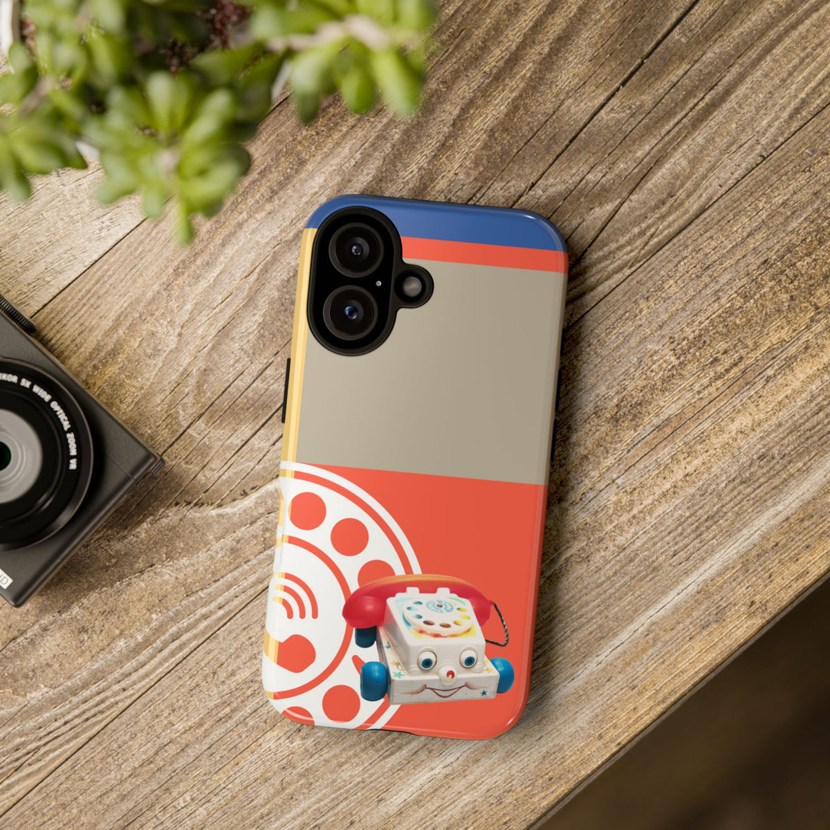 The First Original Phone, Eye Phone, Retro Kitschy Cute Rotary Phone, Tough Phone Cases