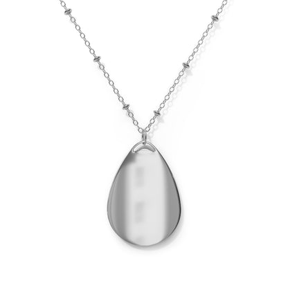 Atomic Cat Atomic Retro MCM  Oval Necklace - Mid Century Modern Gal