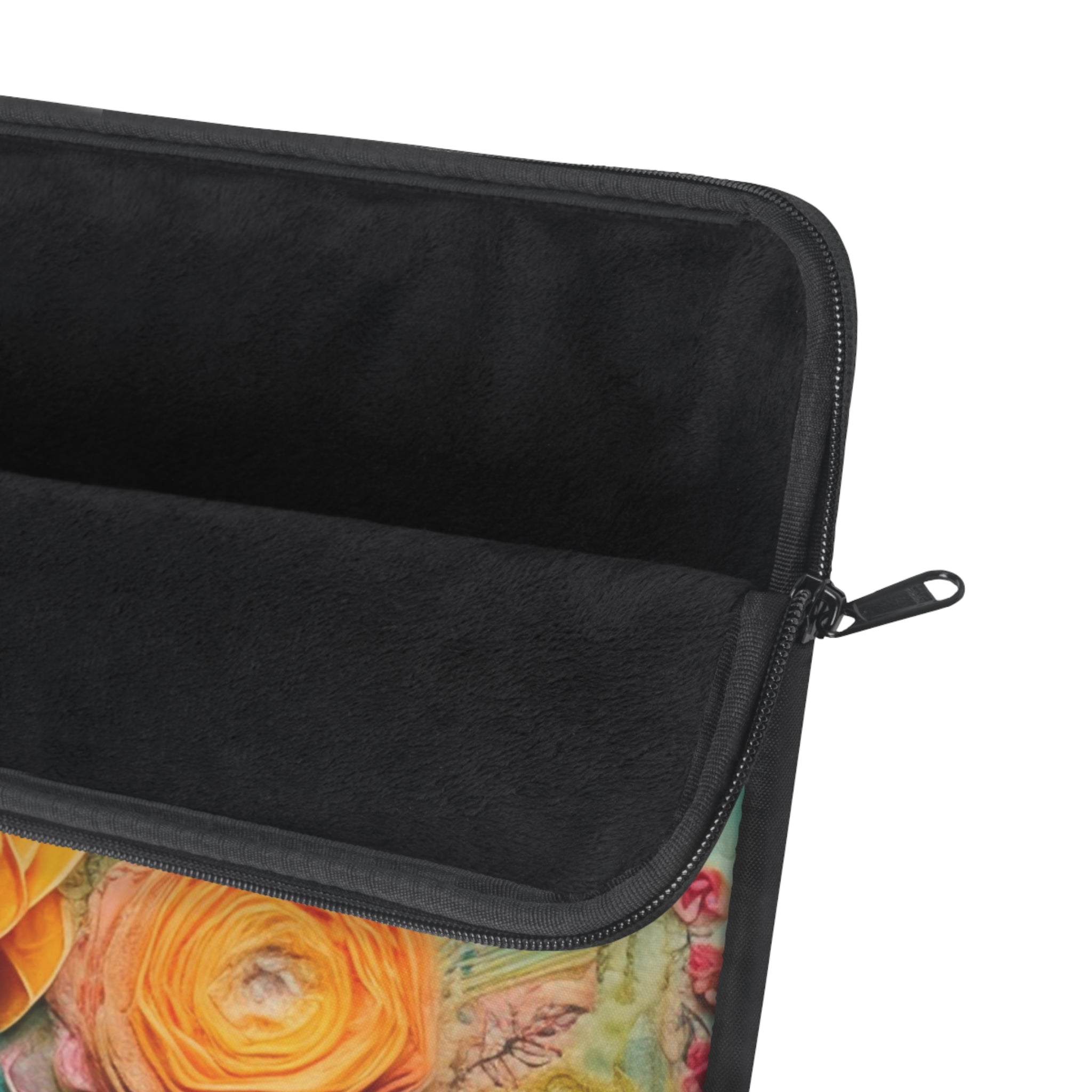 Boho Style, Floral Bohemian Retro Laptop Sleeve