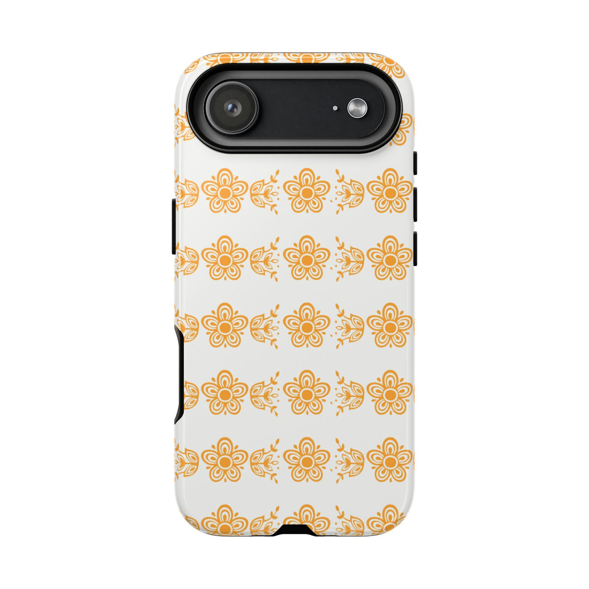 Pyrex Golden Butterfly Floral Phone Case, Tough Cases for Stylish Protection, Gift for Her, Durable, Trendy Floral Design, Cell Phone Cover