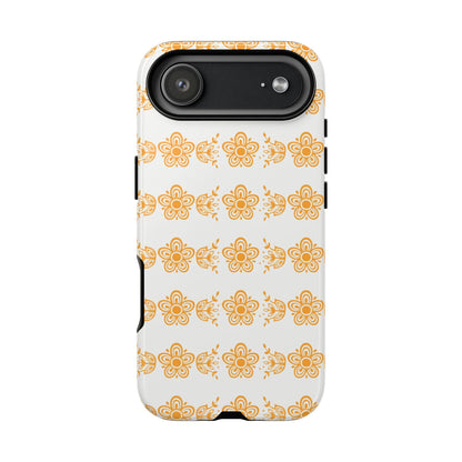 Pyrex Golden Butterfly Floral Phone Case, Tough Cases for Stylish Protection, Gift for Her, Durable, Trendy Floral Design, Cell Phone Cover