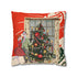 Vintage Kitschy Christmas 50s Couple, Mid Century Modern Holiday Pillow Cover - Mid Century Modern Gal