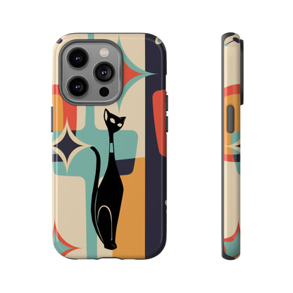 Atomic Cat, Sexton Cat, Mid Mod, Retro Geometric, Starburst Tough Phone Cases