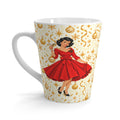 Mid Century Modern Christmas Martini Gal Latte Mug