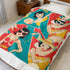 Summer Mod Retro Beach Babe Vintage Girls  Thin Lightweight Velveteen Plush Blanket - Mid Century Modern Gal