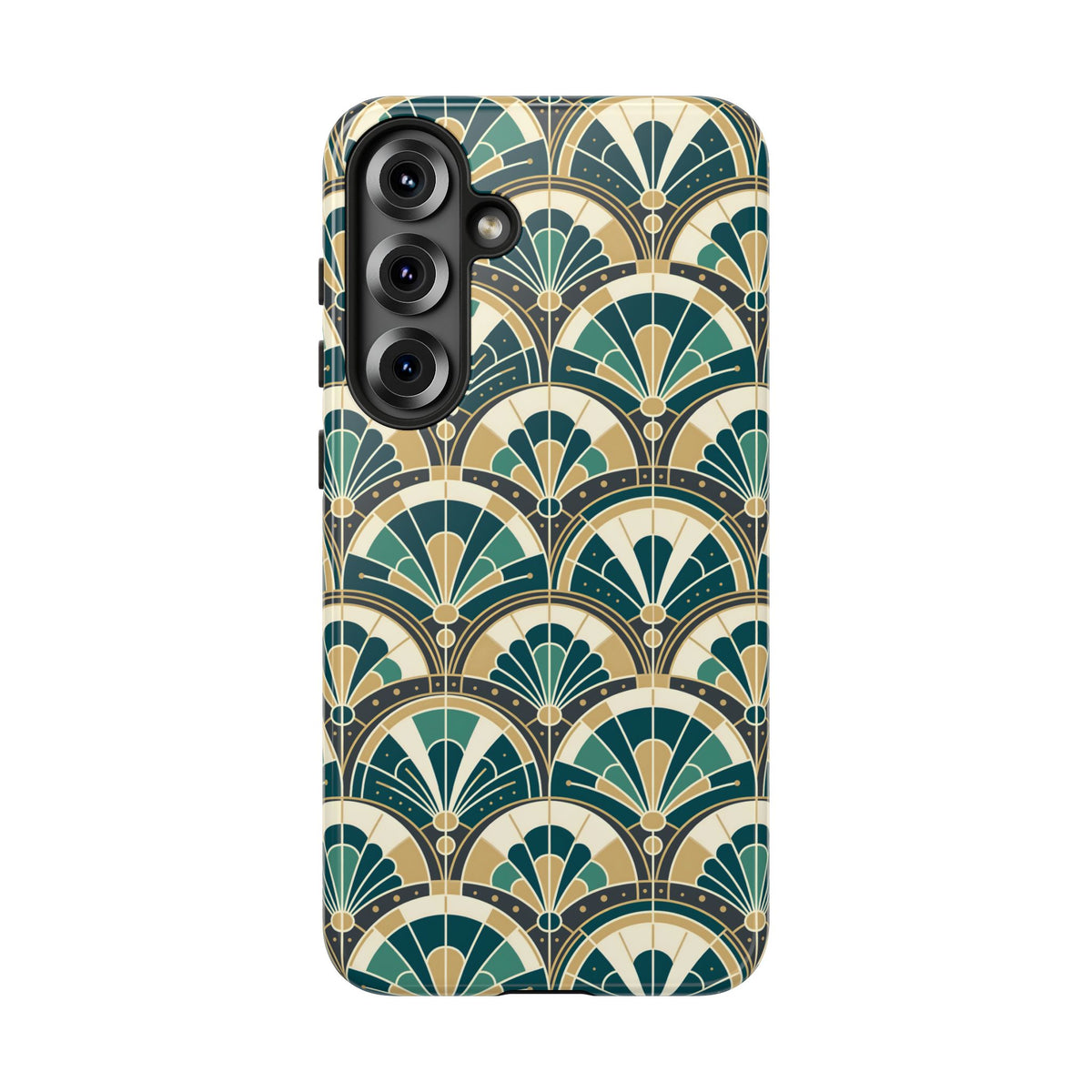 Art Deco Peacock Inspired Tough Phone Case
