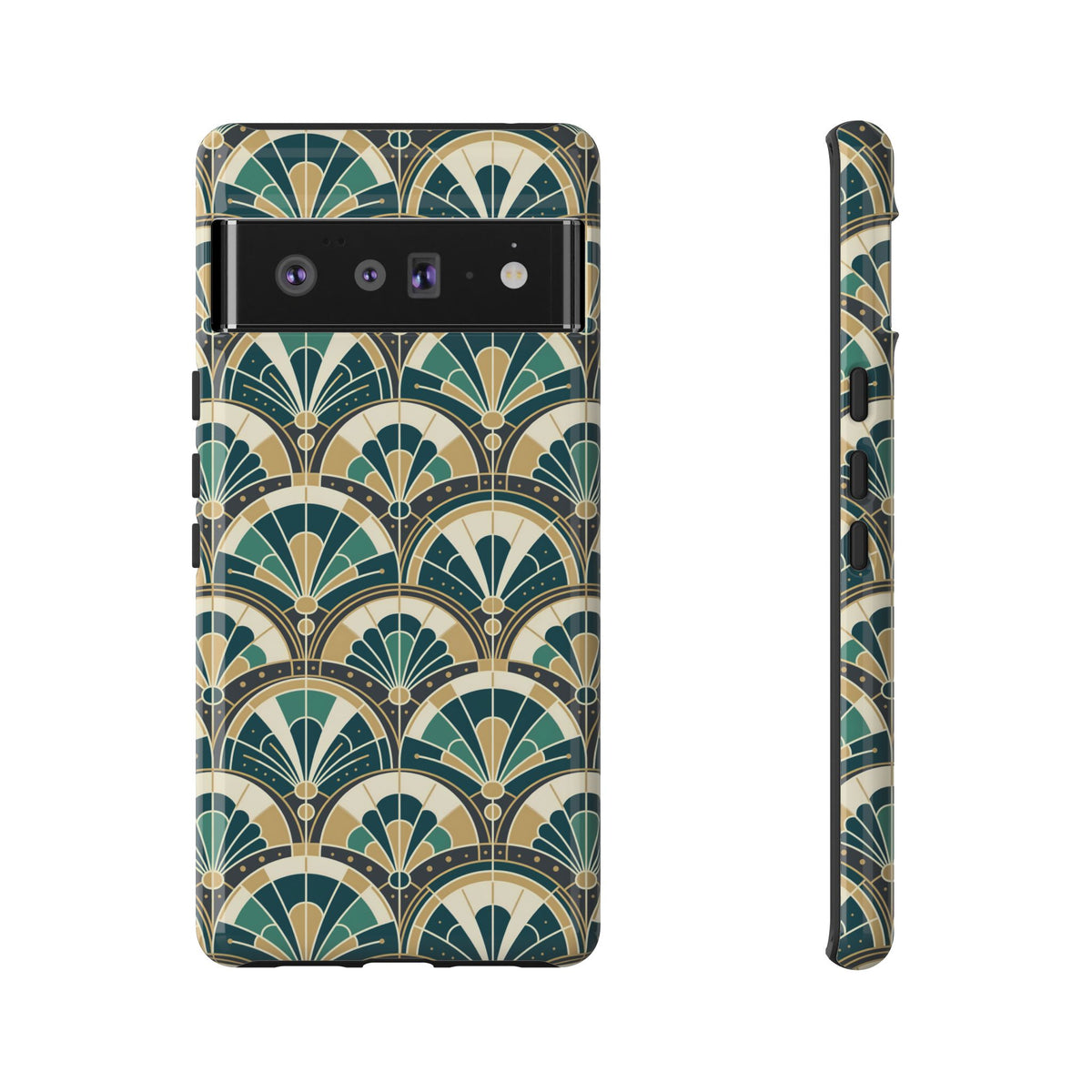 Art Deco Peacock Inspired Tough Phone Case
