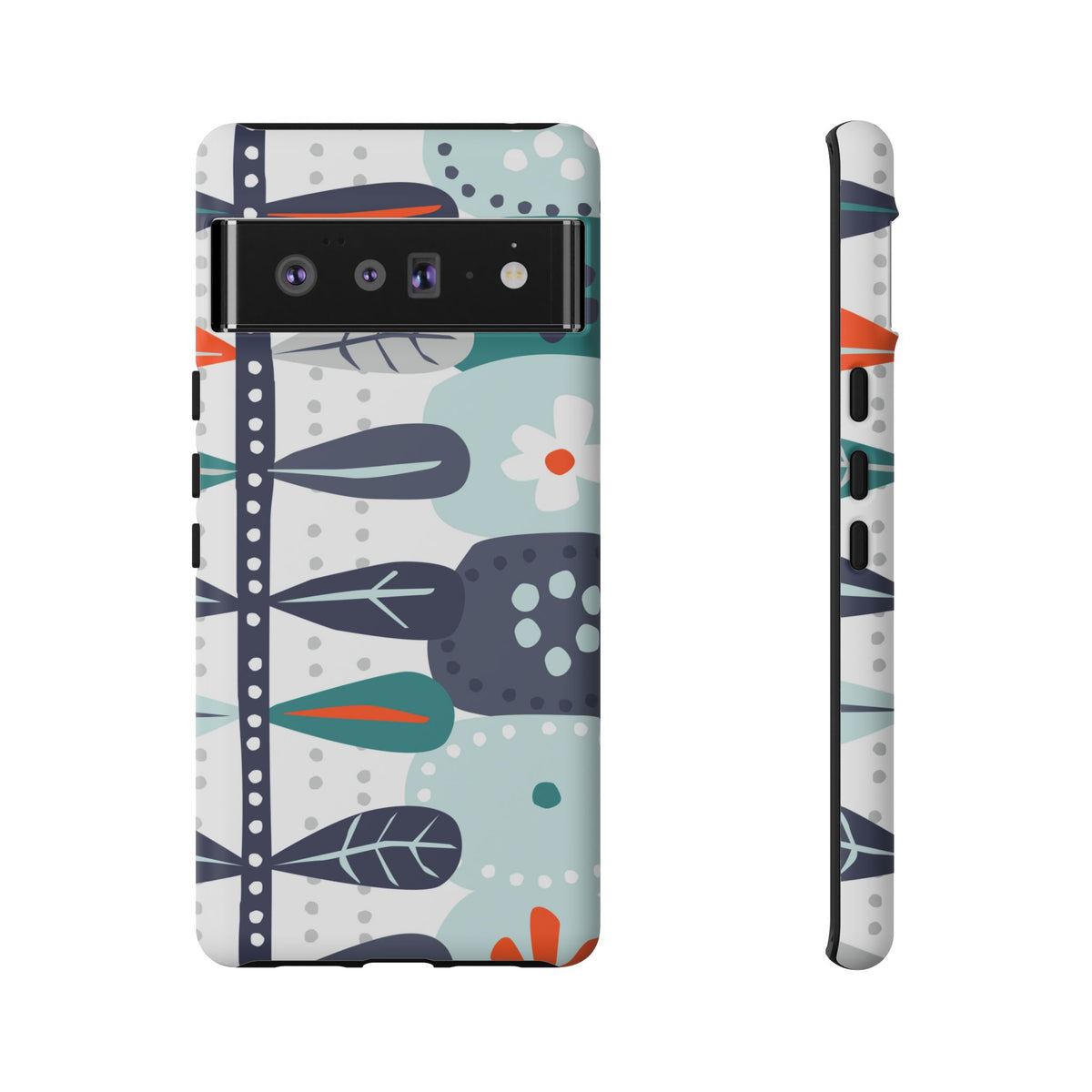 Scandinavian Modern Floral Nordic Hygge Tough Phone Case