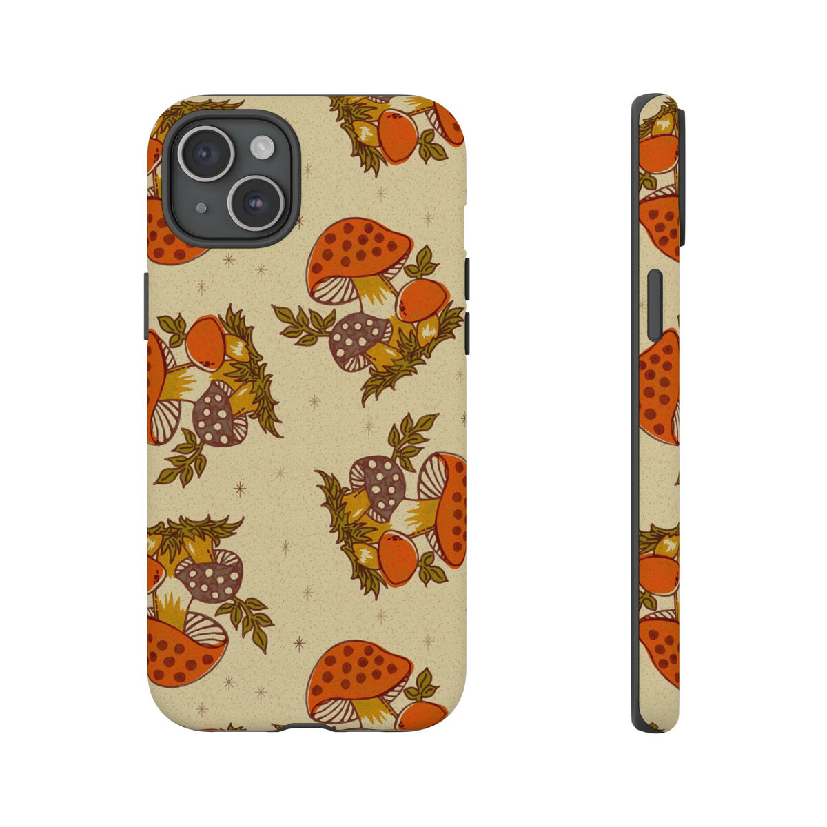 70s Merry Mushroom Groovy Retro Smart Phone Tough Phone Cases