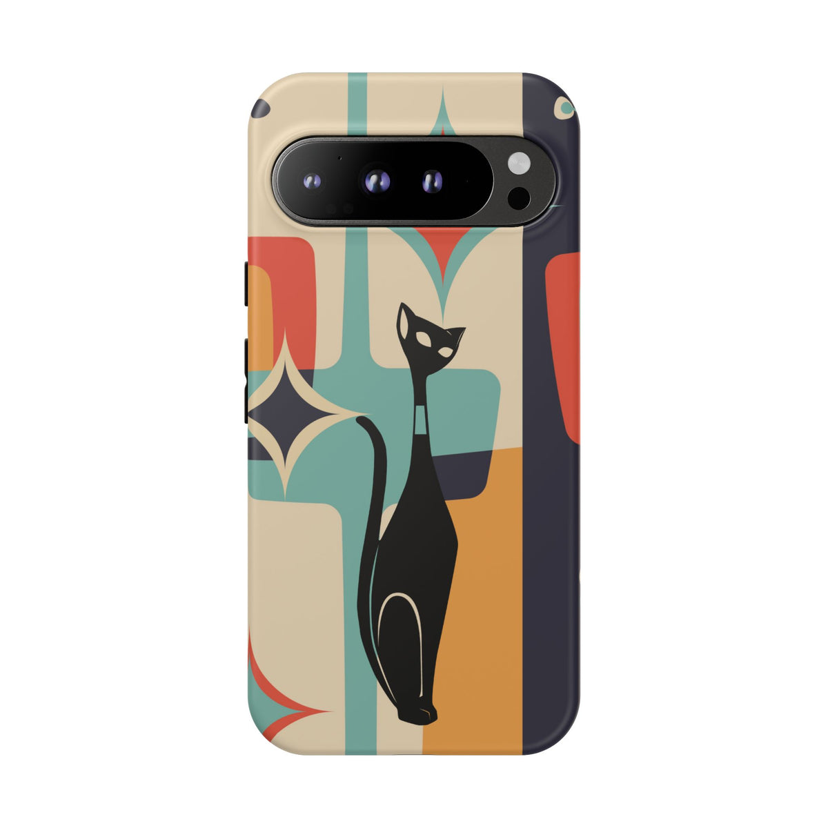 Atomic Cat, Sexton Cat, Mid Mod, Retro Geometric, Starburst Tough Phone Cases