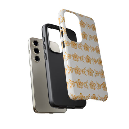 Pyrex Golden Butterfly Floral Phone Case, Tough Cases for Stylish Protection, Gift for Her, Durable, Trendy Floral Design, Cell Phone Cover