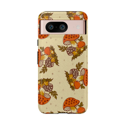 70s Merry Mushroom Groovy Retro Smart Phone Tough Phone Cases